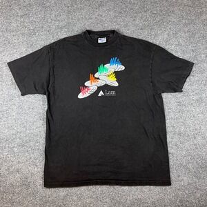 Vintage Lam Research T Shirt Mens XL Tech Apple Semiconductors Made in USA 90s